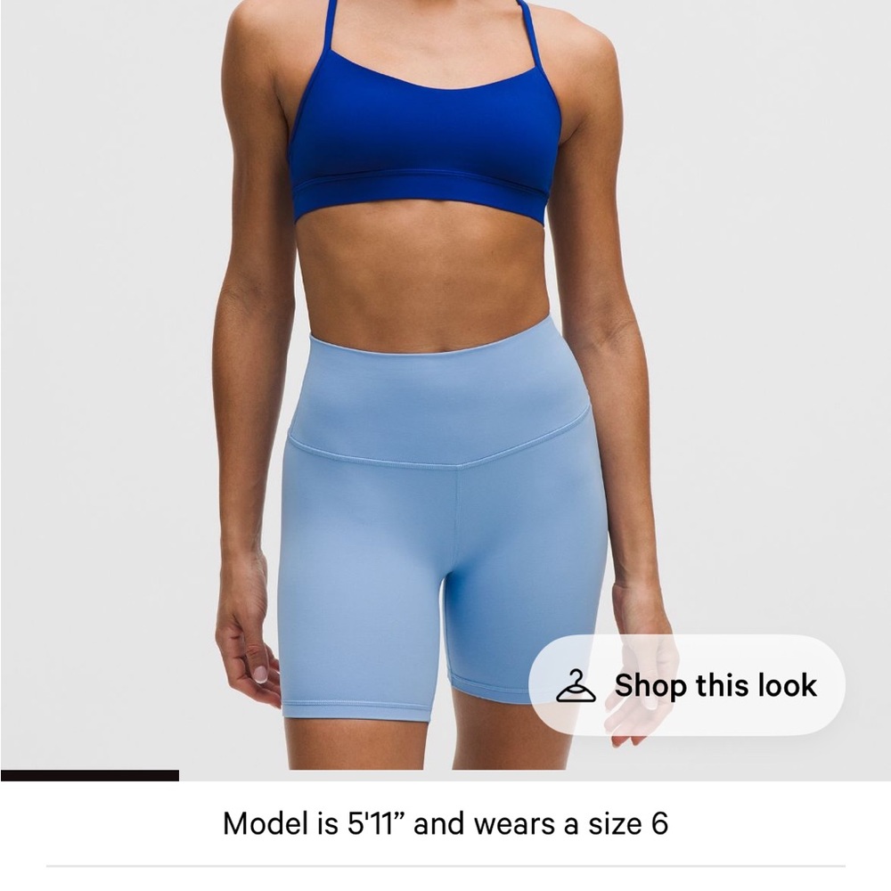 lululemon athletica Blue Athletic Shorts